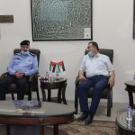 رئيس بلدية قلقيلية يستقبل مدير شرطة محافظة قلقيلية