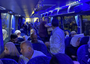 من وداع حجاج محافظة قلقيلية