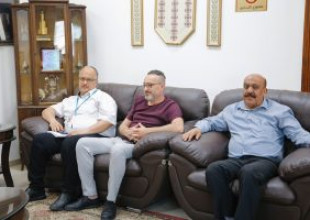 وفد من شركة الاتصالات يزور بلدية قلقيلية