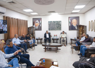 وفد من بلدية حبلة يزوربلدية قلقيلية