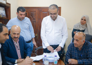 مراسم تسليم واستلام مجلس بلدية قلقيلية