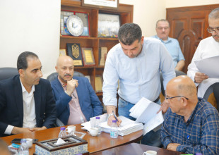 مراسم تسليم واستلام مجلس بلدية قلقيلية