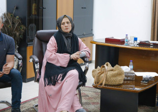 لقاء يجمع رئيس بلدية قلقيلة بنقابة عمال وموظفي بلدية قلقيلية .