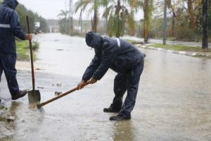 بلدية قلقيلية تتعامل مع 311 حالة (طوارئ) خلال المنخفض الجوي  الحالي